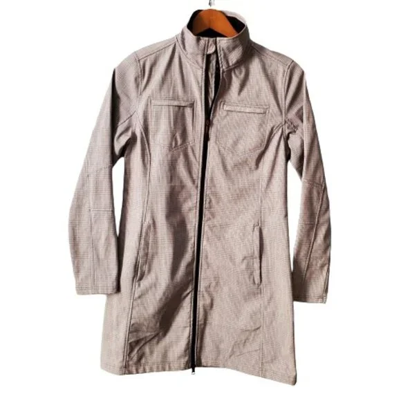 Mondetta Women's Full Zip Front Fleece Lined Plaid Coat Bonded Jacket Sz Medium - Picture 3 of 16